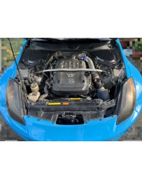 350z Z33 EVO-R Carbon Fiber Battery and Brake fluid covers