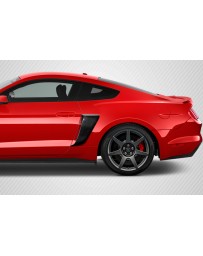2015-2020 Ford Mustang Carbon Creations CVX Side Scoops - 2 Piece