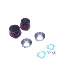 K&N Carburetor Air Filter Set SU Round Tops 240Z 70-72