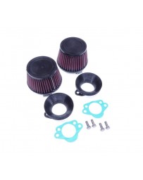 K&N Carburetor Air Filter Set SU Round Tops 240Z 70-72