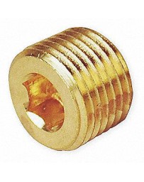 Pipe Plug NPT 1/8" 1/4" 3/8" Oil Passage - 3/8 Brass