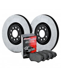 EVO 8 & 9 StopTech Premium High Carbon Brake Rotor and Front Brake Pads