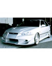 VeilSide 1996-1998 Honda Civic HB EK4 EC-I Model Front Bumper Spoiler (FRP)
