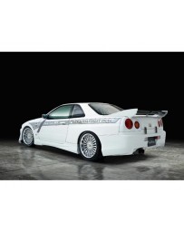 VeilSide 1999-2002 Nissan GTR BNR34 Skyline Street Drag Model Complete Kit (FRP)