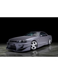 VeilSide 1999-2002 Nissan Skyline GT-S JDM ER34 C-I Model CARBON Hood (FRP)