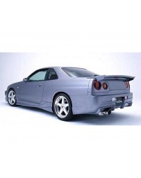 VeilSide 1999-2002 Nissan Skyline GT-S JDM ER34 C-I Model Rear Bumper Spoiler (FRP)