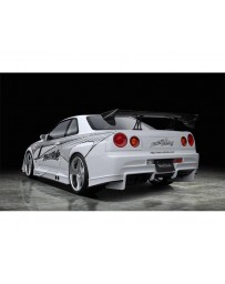 VeilSide 1999-2002 Nissan Skyline GTR BNR34 JDM GT WING CARBON (CFRP)