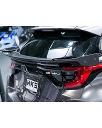 Toyota Yaris GR 20+ MK2 HKS Rear Wing Material: CFRP Wing end plate: CFRP B/P: PU