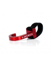 NRG Steering Wheel Hook CNC Aluminum w/ Laser Logo - Red