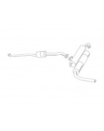 QuickSilver NSU R0 80 (single system) - Stainless Steel Exhaust (1974-77)