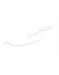 QuickSilver Mercedes 300 SE / SEL / SEC W111 and W112 - Stainless Steel Exhaust (1961-66)