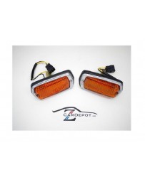 Side Marker Lights Red Clear Amber Pair 240Z 260Z 280Z 510 - Amber
