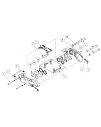 STOPTECH ST-40 BRAKE PAD SPRING CLIP/PAD RETAINER FOR 32MM WIDE CALIPER - 42.200.0002 - DIAGRAM 3