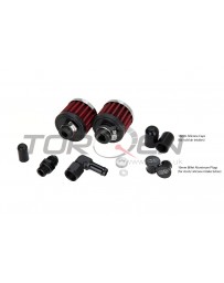 350z HR Z33 CZP PCV Delete Open Breather Conversion Kit w/ Vibrant Filters