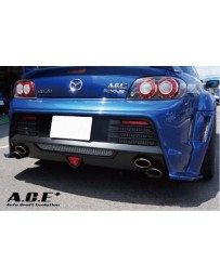 Auto Craft Rear Bumper with Reflectors Type B Mazda RX-8 2003-2011