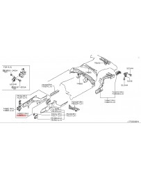 370z Z34 Nissan OEM Extension Side Member Left Front