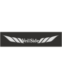 VeilSide Front Window Sticker Silver & Gray [90×1050㎜]