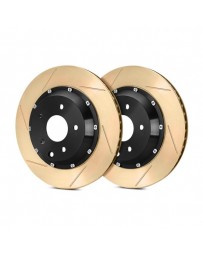 R35 StopTech AeroRotor Slotted 2-Piece Rear Driver Side Brake Rotors