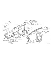 370z Z34 Nissan OEM Dashboard Assembly