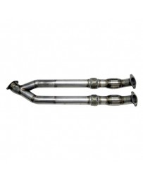 R35 Synapse Engineering Racing 304 SS Midpipe with Two High Flow Catalytic Converters