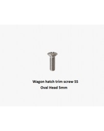 Interior Door Trim Screw Stainless 510 68-73 - Oval head screw for wagon hatch