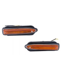 Side Marker Light Front Fender Pair 510 1968-70 - Amber