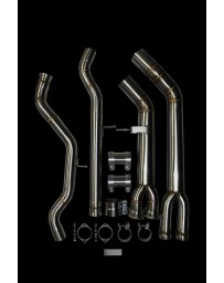 Project Gamma BMW M3 M4 (F80/F82/F83) STAINLESS STEEL MID-PIPES Polished