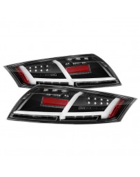 Spyder Auto Black LED Taillights Audi TT 07-12