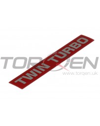 Nissan OEM Twin Turbo Emblem - Nissan Skyline R32 R33 R34 GT-R