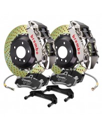 R35 Brembo GT-R Series Cross Drilled 2-Piece Rotor Front Big Brake Kit