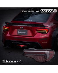 86 ZN6 BRZ ZC6 Valenti Jewel LED tail lamp ULTRA OEA Sequential Flowing turn signal Safety standard conformity E mark