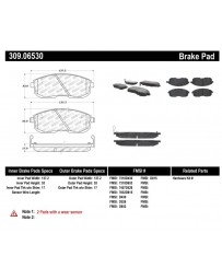 StopTech Performance 02-05 350z / 03-04 G35 / 03-05 G35X Front Brake Pads