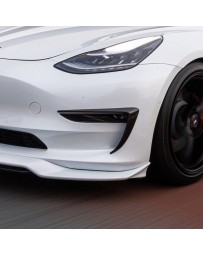 ARTISAN SPIRITS TESLA MODEL 3 SPORTS LINE FRONT BUMPER GARNISH FROM BLACK LABEL AERO KIT