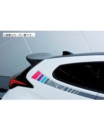 Vary Japan Toyota GR YARIS rear roof spoiler