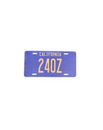 Custom License Plate Tag 240Z