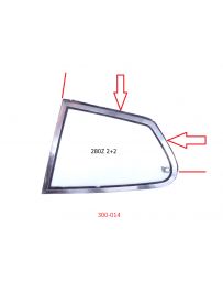 Rear Side Quarter Window Rubber Seal 280Z 2+2