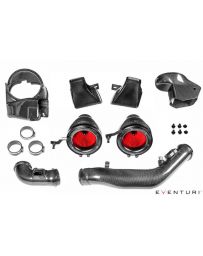 Eventuri F8X M3/M4 V2 Full Black Carbon Intake with Sealed Carbon ducts BMW M3 F80 BMW M4 F82 F83 2015-2019