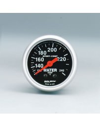 R33 Autometer Sport-Comp Mechanical Water Temperature Gauge 120-240 Deg F - 52mm