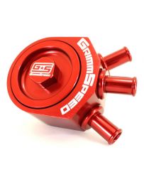 GrimmSpeed Red Air Oil Separator Subaru WRX 08-22