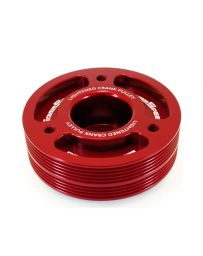 GrimmSpeed Red Lightweight Crank Pulley Subaru WRX 06-22