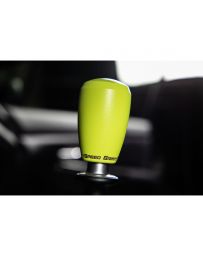 GrimmSpeed Neon Green Shift Knob Stainless Steel Subaru 5 Speed & 6 Speed Manual Transmission