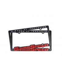 GrimmSpeed Pair Red Text License Plate Frame