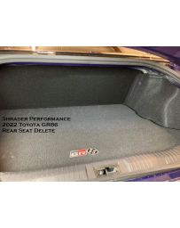 Shrader Performance 2022-23 Toyota GR86 / Subaru BRZ Rear Seat Delete