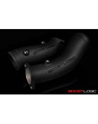 R35 GT-R Boost Logic Inlet Pipe Kit - Raw Finish