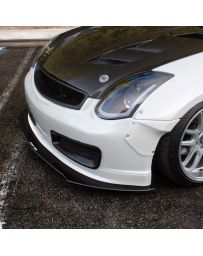 STREET AERO 2003-2006 Infiniti G35 Coupe (Outcast Garage Nismo V3 Front Bumper) - Front Splitter