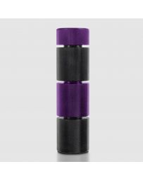 STREET AERO Custom Stackable Weighted Shift Knob - Purple Top - Custom Purple Top Black Base Stackable Shift Knob