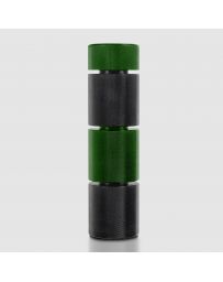 STREET AERO Custom Stackable Weighted Shift Knob - Green Top - Custom Green Top Black Base Stackable Shift Knob