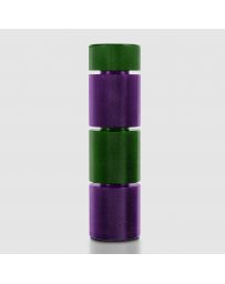 STREET AERO Custom Stackable Weighted Shift Knob - Green Top - Custom Green Top Purple Base Stackable Shift Knob