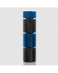 STREET AERO Custom Stackable Weighted Shift Knob - Blue Top - Custom Blue Top Black Base Stackable Shift Knob