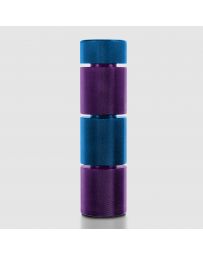 STREET AERO Custom Stackable Weighted Shift Knob - Blue Top - Custom Blue Top Purple Base Stackable Shift Knob